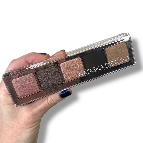 Natasha Denona NEW Signature Matte Metallic Rose & Wood Makeup Eyeshadow Palette - Picture 2 of 4